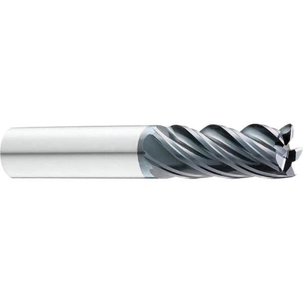 SGS - 5/16" Diam, Variable Pitch, 7/16" LOC, 5 Flute Solid Carbide Roughing Corner Radius End Mill - Americas Industrial Supply