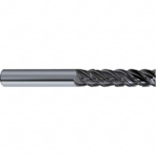Guhring - 1/2", 4 Flute, Single End, Solid Carbide, Corner Chamfer End Mill - 4-1/2" OAL, 48° Helix, Right Hand Flute, 2 LOC, Right Hand Cut - Americas Industrial Supply