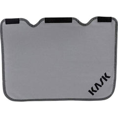 Kask America - Polyester Hard Hat Neck Shade - Adhesive Attachment, Gray, Compatible with KASK Superplasma - Americas Industrial Supply