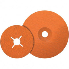 WALTER Surface Technologies - 6" Diam 7/8" Hole 36 Grit Fiber Disc - Ceramic - Americas Industrial Supply
