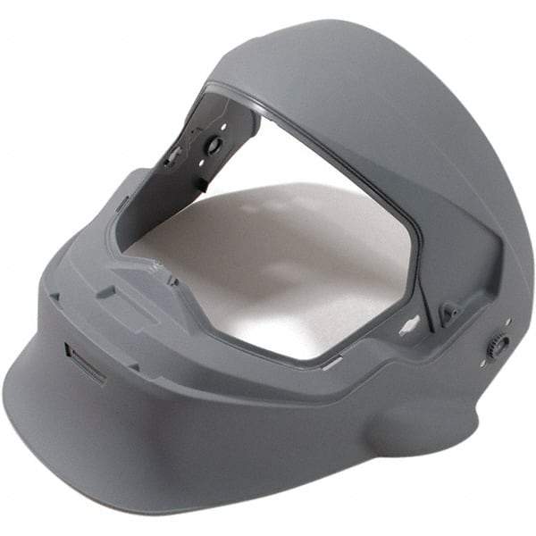 RPB - One Size Fits All, PAPR Compatible Face Shield with None - Super Tough Flame Retardant Nylon, Gray, Compatible with RPB Z4 - Americas Industrial Supply