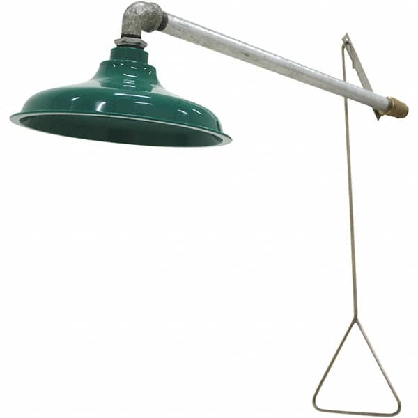 Haws - Plumbed Drench Showers Mount: Wall Mount Shower Head Material: Stainless Steel - Americas Industrial Supply