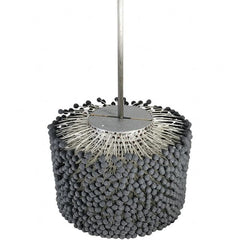 Brush Research Mfg. - 14" Bore Diam, 320 Grit, Silicon Carbide Flexible Hone - Medium, 10" OAL - Americas Industrial Supply