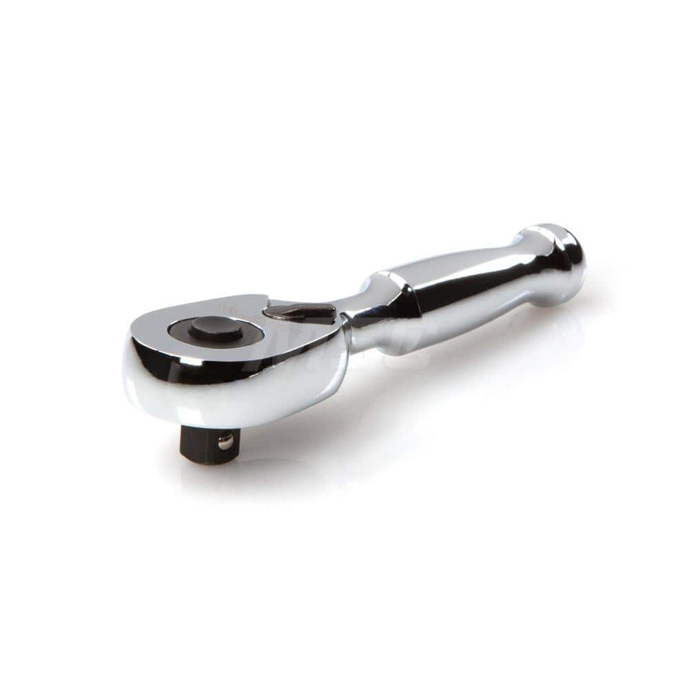 Ratchet: 1/4″ Drive, Oval Head 3″ OAL, Chrome-Plated