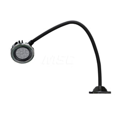 Machine Lights; Machine Light Style: Spot with Gooseneck; Lamp Technology: LED; Voltage: 100 to 240 V; Wattage: 20; Overall Length (Decimal Inch): 41.0000; Mount Type: Screw Down Base; Screw; Screw In; Lens Material: Tempered Glass; Reach Length (Inch): 3