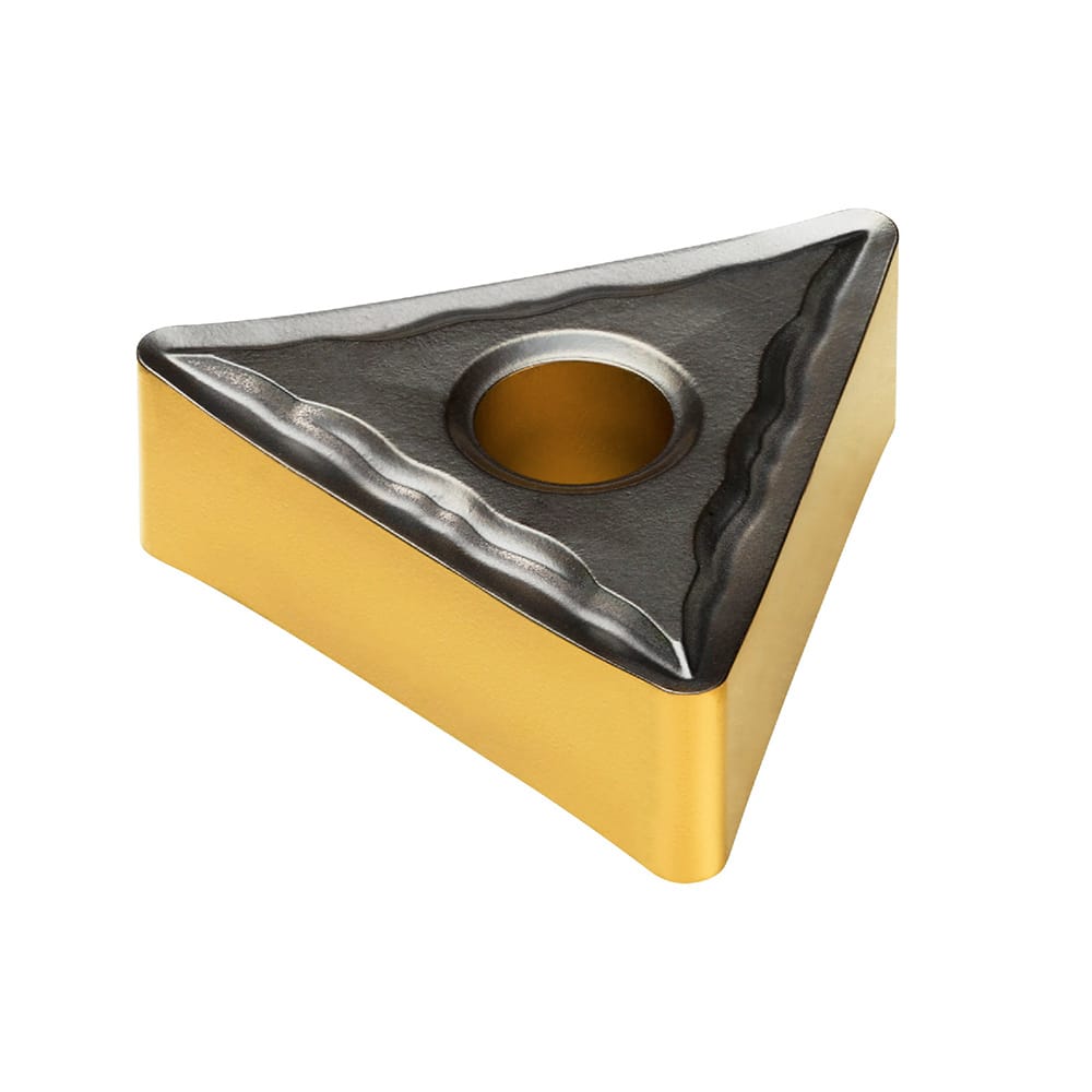 Turning Insert:  TNMG 16 04 04-MF 4415, TiCN, Al2O3 & TiN Finish,  Neutral,  0.0156″ Corner Radius,  N/A Series  TNMG-MF (ISO P)