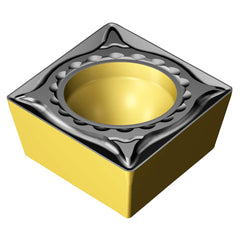 Turning Insert:  CPMT 09 T3 08-PM 4415, TiCN, Al2O3 & TiN Finish,  Neutral,  0.0313″ Corner Radius,  N/A Series  CPMT-PM