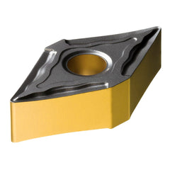 Turning Insert:  DNMG 15 06 08-MF 4415, TiCN, Al2O3 & TiN Finish,  Neutral,  0.0313″ Corner Radius,  N/A Series  DNMG-MF (ISO P)