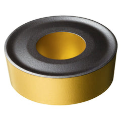 Turning Insert:  RCMX 12 04 00 4425,  Solid Carbide TiCN, Al2O3 & TiN Finish,  Neutral,  0.2362″ Corner Radius,  N/A Series  RCMX