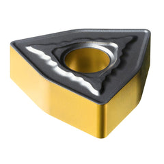 Turning Insert:  WNMG 08 04 12-MR 4415, TiCN, Al2O3 & TiN Finish,  Neutral,  0.0469″ Corner Radius,  N/A Series  WNMG-MR (ISO P)
