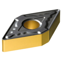 Turning Insert:  DNMG 15 04 08-MR 4415, TiCN, Al2O3 & TiN Finish,  Neutral,  0.0313″ Corner Radius,  N/A Series  DNMG-MR (ISO P)