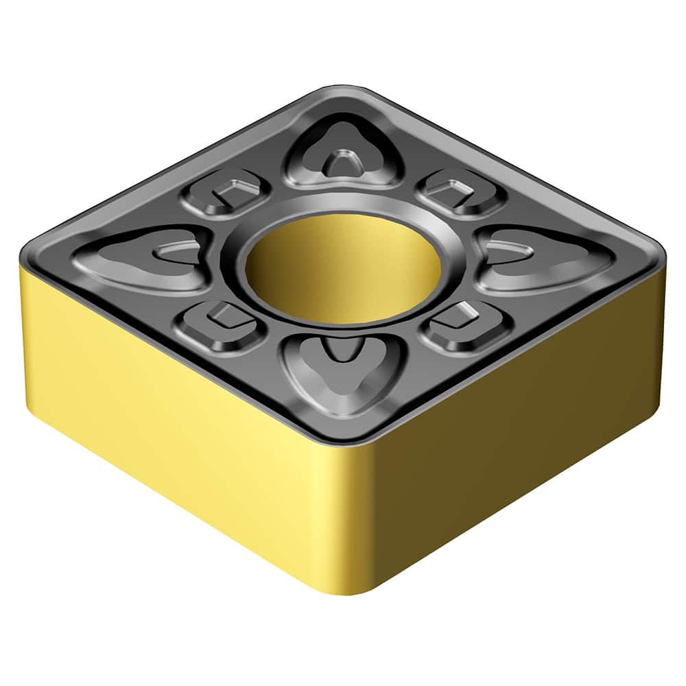 Turning Insert:  SNMG 12 04 12-XMR 4425, TiCN, Al2O3 & TiN Finish,  Neutral,  0.0469″ Corner Radius,  N/A Series  SNMG-XMR
