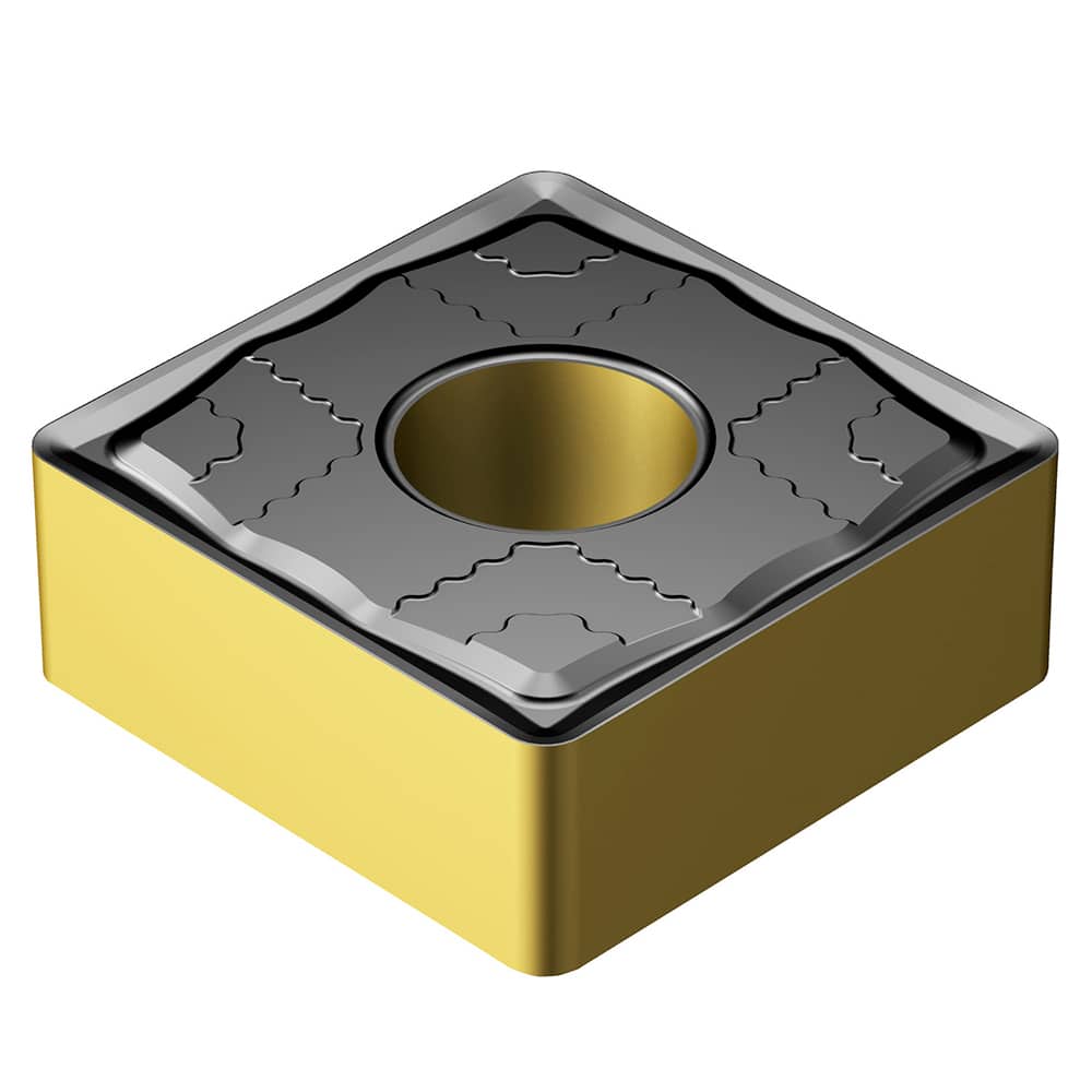 Turning Insert:  SNMG 12 04 12-PMC 4425,  Solid Carbide TiCN, Al2O3 & TiN Finish,  Neutral,  0.0469″ Corner Radius,  N/A Series  SNMG-PMC