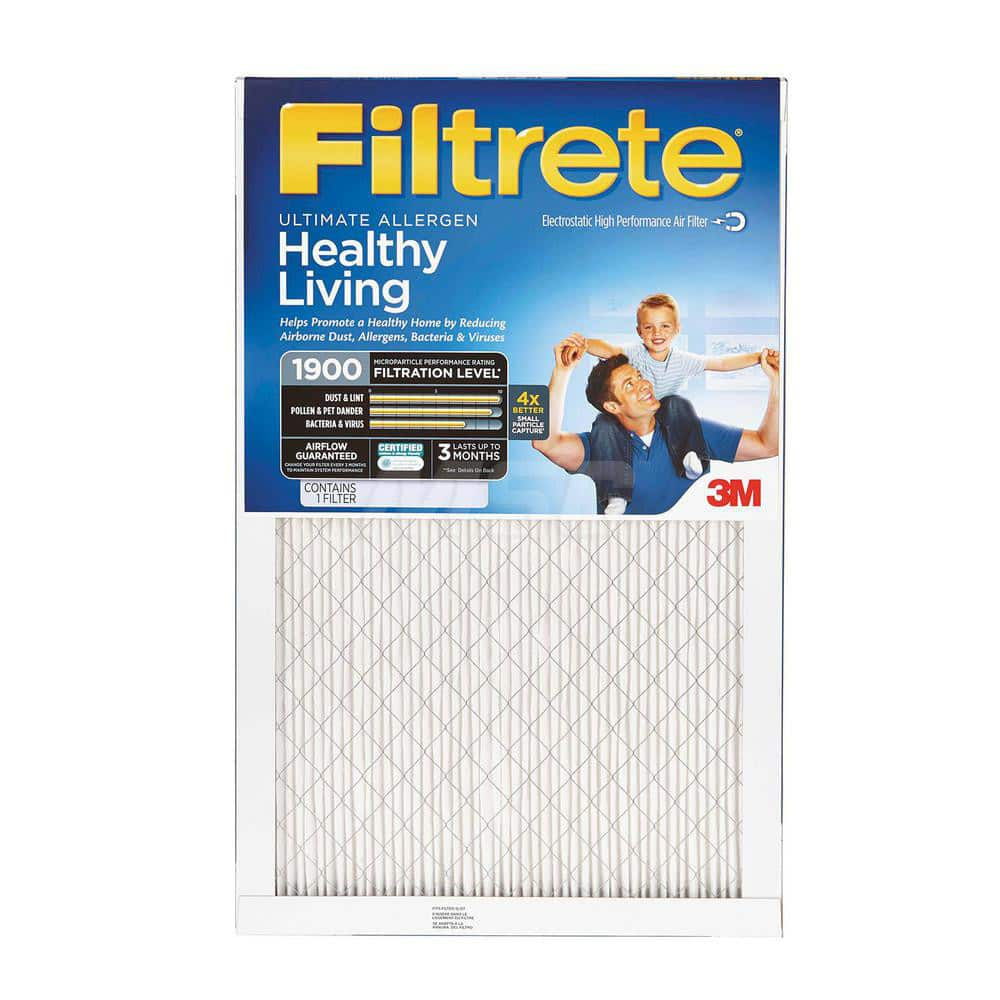 Pleated Air Filter: 17-1/2 x 22 x 1″, MERV 13, 71% Efficiency Polypropylene