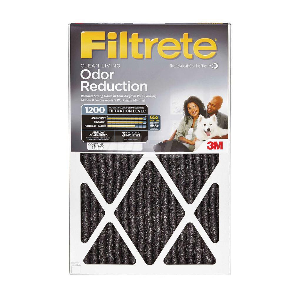 Pleated Air Filter: 16 x 20 x 1″, MERV 11, 88% Efficiency Polypropylene