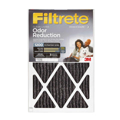 Pleated Air Filter: 14 x 25 x 1″, MERV 11, 88% Efficiency Polypropylene