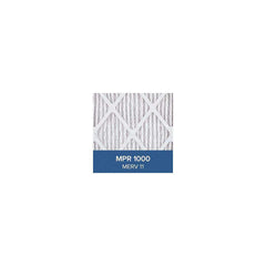 Pleated Air Filter: 20 x 20 x 1″, MERV 11, 88% Efficiency Polypropylene