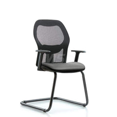 Guest & Lobby Chairs & Sofas; Type: Guest; Base Type: Sled Base; Width (Inch): 24-1/2; Depth (Inch): 19; Seat Material: Vinyl; Frame Color: Black; Color: Sterling; Overall Height (Inch): 39-1/2