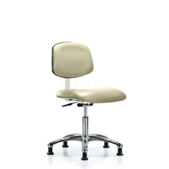 Task Chair: Vinyl, Adobe White