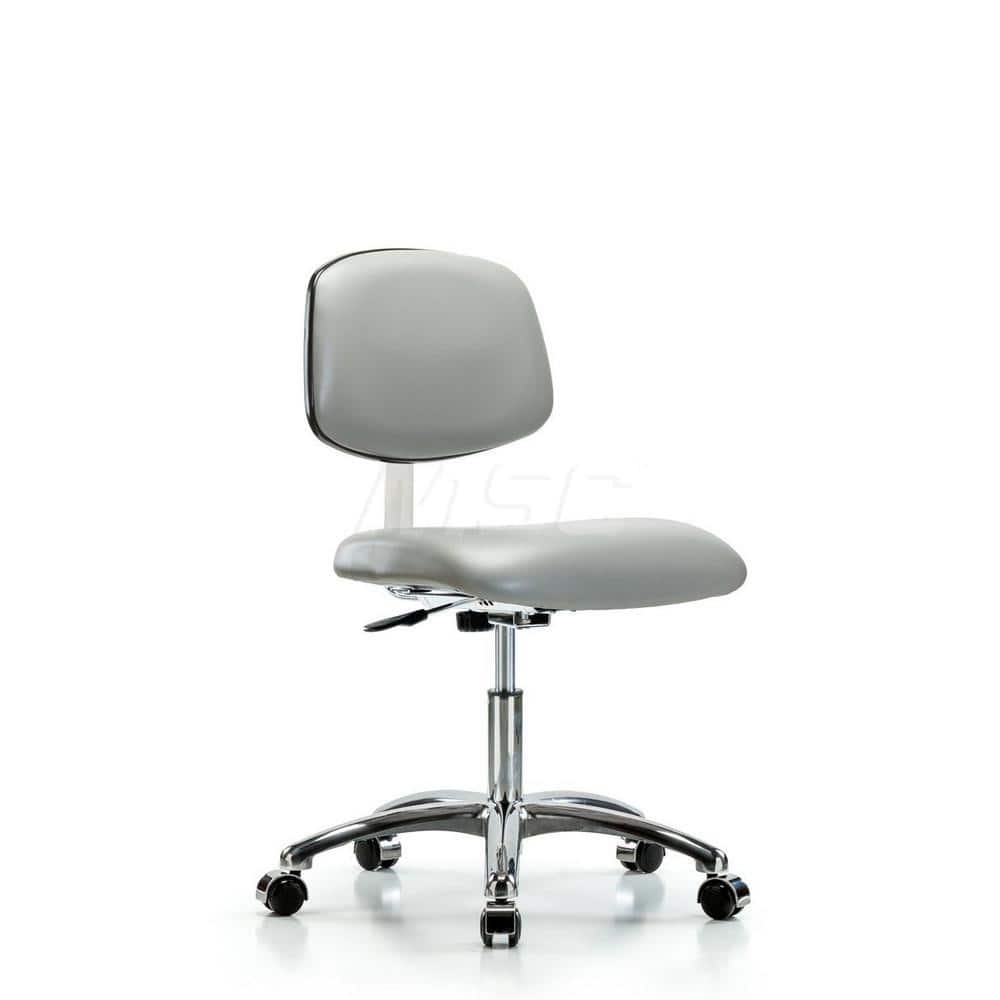 Task Chair: Vinyl, Dove