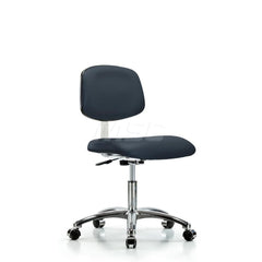 Task Chair: Vinyl, Imperial Blue