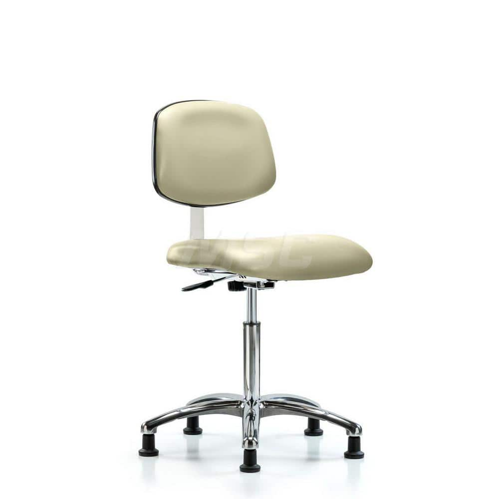 Task Chair: Vinyl, Adobe White