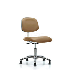 Task Chair: Vinyl, Taupe