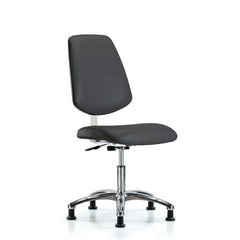 Task Chair: Vinyl, Charcoal