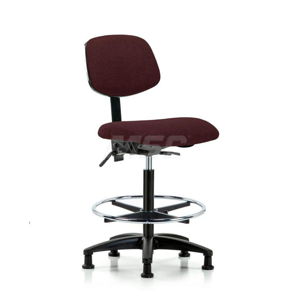 Task Chair: Olefin, Burgundy