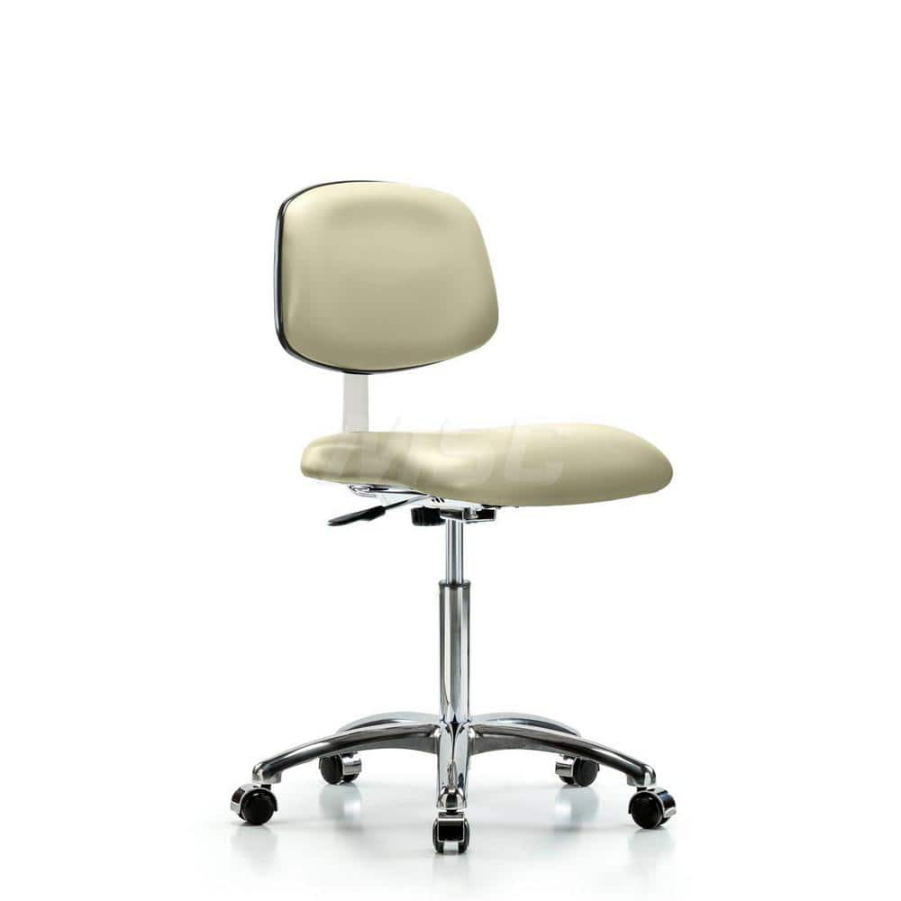 Task Chair: Vinyl, Adobe White