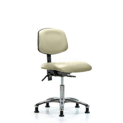 Task Chair: Vinyl, Adobe White