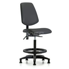 Task Chair: Vinyl, Charcoal