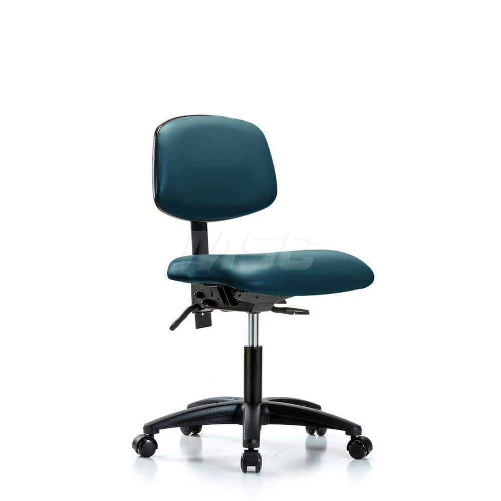 Task Chair: Vinyl, Marine Blue