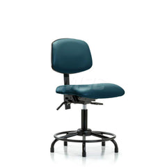 Task Chair: Vinyl, Marine Blue