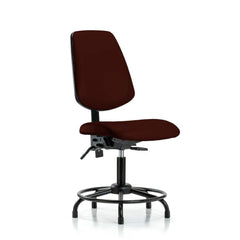 Task Chair: Vinyl, Burgundy