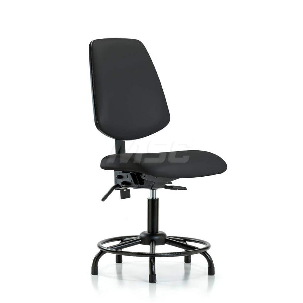 Task Chair: Vinyl, Black