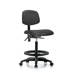 Task Chair: Vinyl, Charcoal