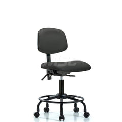 Task Chair: Vinyl, Charcoal