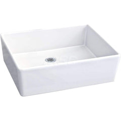 Sinks; Type: Drop-In Sink; Outside Length: 17-3/8; Outside Width: 20-3/8; Outside Height: 7-3/8; Inside Length: 10; Inside Width: 16; Depth (Inch): 5-5/8; Number of Compartments: 1.000; Includes Items: Cut-Out Template; Drop-In Sink; Material: Vitreous Ch