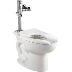 Toilets; Type: Toilet with Selectronic Exposed Battery Flush Valve; Bowl Shape: Elongated; Mounting Style: Floor; Gallons Per Flush: 1.28; Overall Height: 33; Overall Width: 14; Overall Depth: 28-1/4; Rim Height: 16-1/2; Trapway Size: 2-1/8; Rough In Size