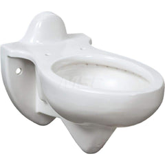 Toilets; Type: Top Spud Toilet Bowl; Bowl Shape: Elongated; Mounting Style: Wall; Gallons Per Flush: 1.6; Overall Height: 13-3/4; Overall Width: 14; Overall Depth: 25; Rim Height: 15-1/2; Trapway Size: 2-1/8; Rough In Size: 12.00; Material: Vitreous China