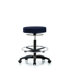 Adjustable Height Swivel Stool: Olefin, 24″ Seat Width, 24″ Seat Depth Round Height