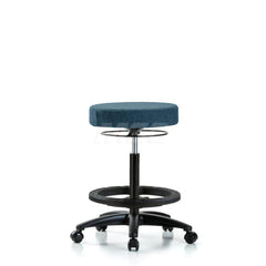 Adjustable Height Swivel Stool: Olefin, 24″ Seat Width, 24″ Seat Depth Round Height