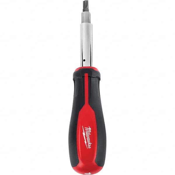 Milwaukee Tool - Bit Screwdrivers Type: 11-in-1 Screwdriver Tip Type: Phillips; Slotted; Nut Driver - Americas Industrial Supply