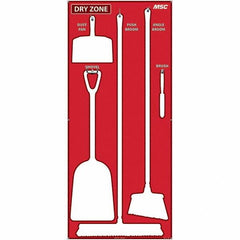 NMC - 30 x 68" Aluminum Shadow Board - Americas Industrial Supply