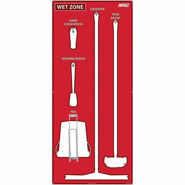 NMC - 30 x 68" Aluminum Shadow Board - Americas Industrial Supply