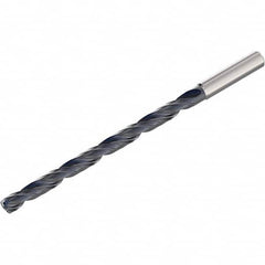 Seco - 4.6mm 140° 2-Flute Solid Carbide Extra Length Drill Bit - Americas Industrial Supply
