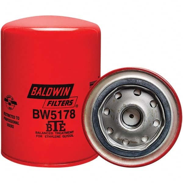 Baldwin Filters - 3/4 Thread 5-3/8" OAL x 3-11/16" OD Automotive Coolant Filter - Americas Industrial Supply