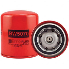 Baldwin Filters - 11/16 Thread 4-3/8" OAL x 3-11/16" OD Automotive Coolant Filter - Americas Industrial Supply