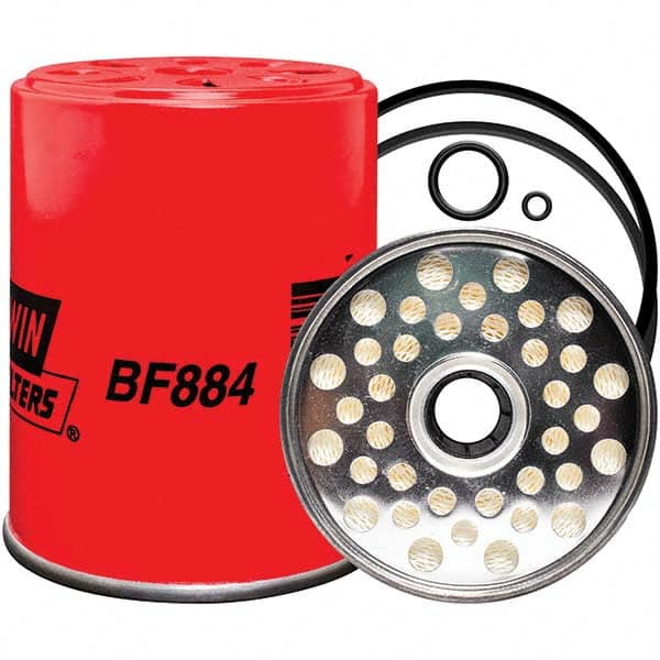 Baldwin Filters - 4-7/16" OAL x 3-15/32" OD Automotive Fuel Filter - Americas Industrial Supply